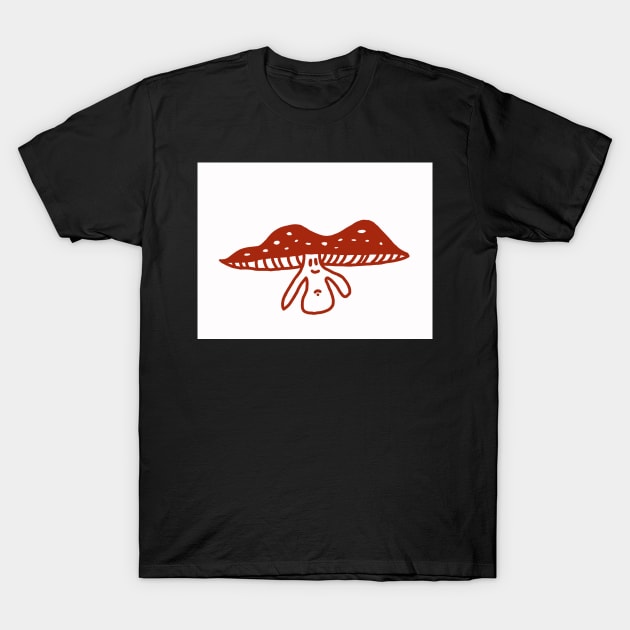 Red mushroom guyy T-Shirt by LuxTheBat